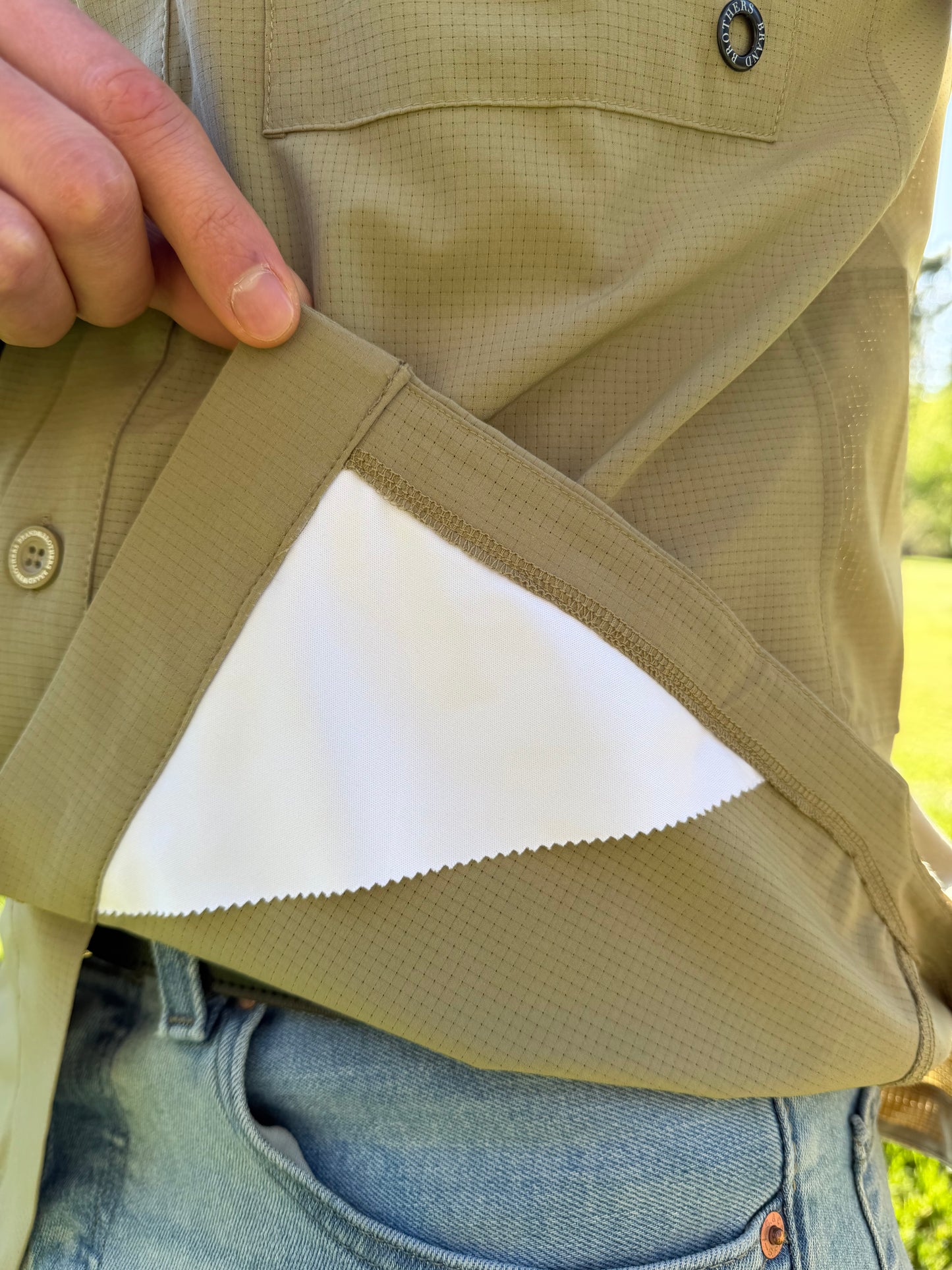BEIGE BROTHERS SHIRT